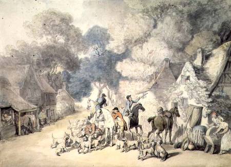 The Meet from Thomas Rowlandson