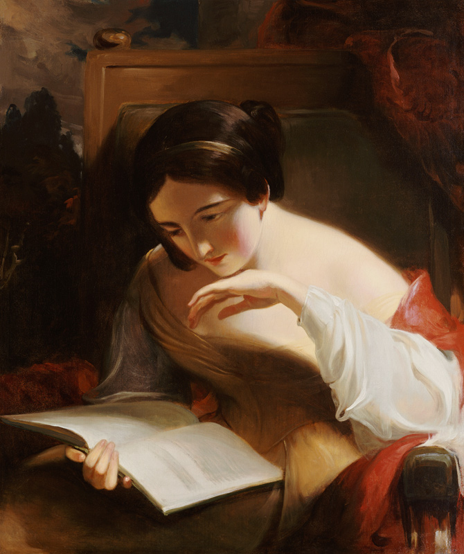 Bildnis eines lesenden Mädchens from Thomas Sully