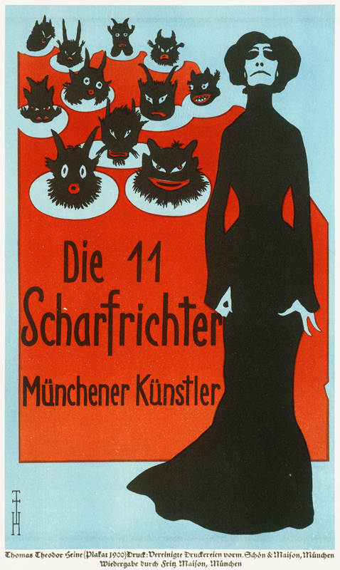 Die 11 Scharfrichter / Münchener Künstler from Thomas Theodor Heine