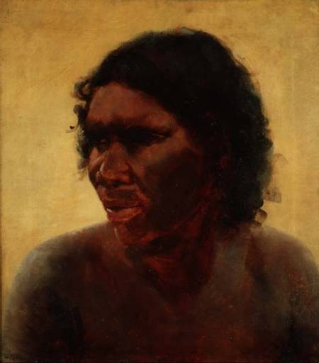 Portrait of an Aborigine from Thomas William Roberts