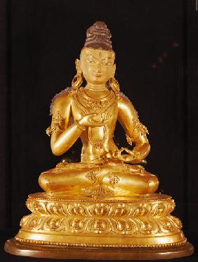 Adibuddha Vajrasattva seated in meditation