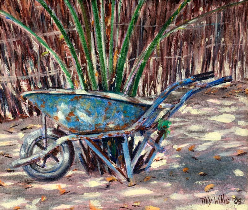 Wheelbarrow, 2005 (oil on canvas)  from Tilly  Willis