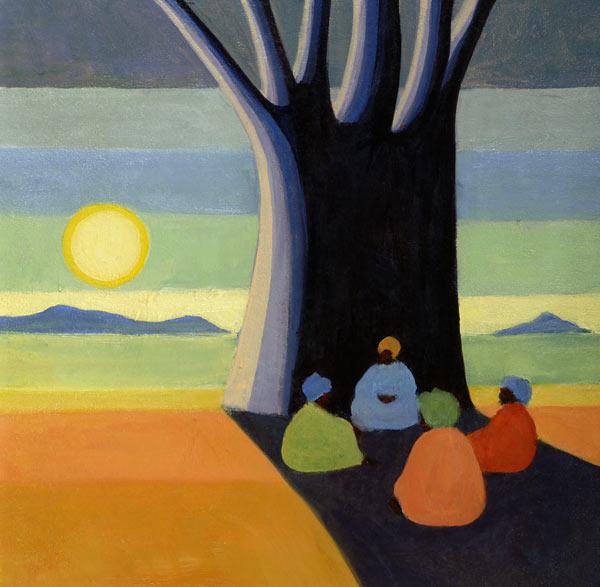 The Meeting, 2005 (oil on canvas) 
