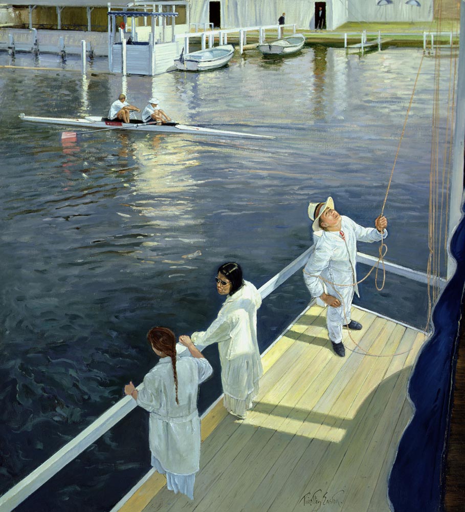 Between Races, Henley (oil on canvas)  from Timothy  Easton