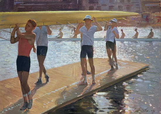 Raft walk, 1994 (oil on canvas)  from Timothy  Easton