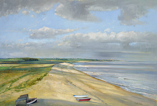 Shadowed Crescent, Dunwich (oil on canvas)  from Timothy  Easton