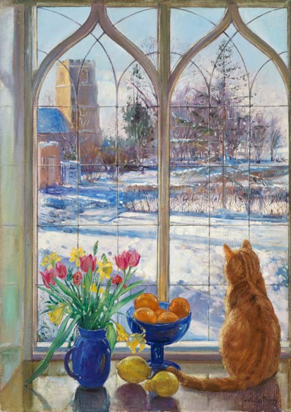 Snow Shadows and Cat  from Timothy  Easton