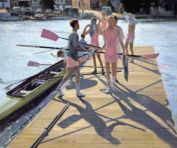 Blades and Shadows, Henley, 1995 (oil on canvas) 