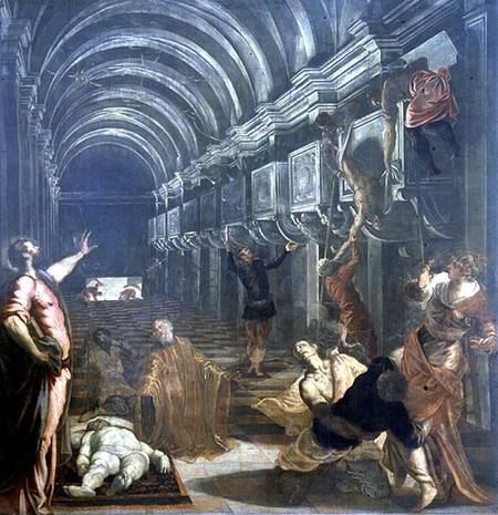 The Finding of the Body of St. Mark (panel) from Jacopo Robusti Tintoretto