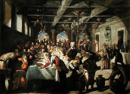 Marriage at Cana from Jacopo Robusti Tintoretto