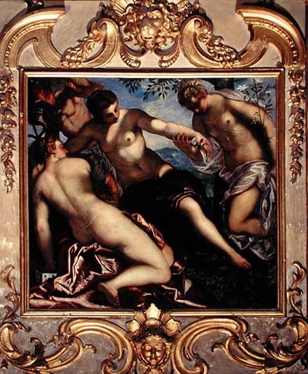 Mercury and the Three Graces from Jacopo Robusti Tintoretto
