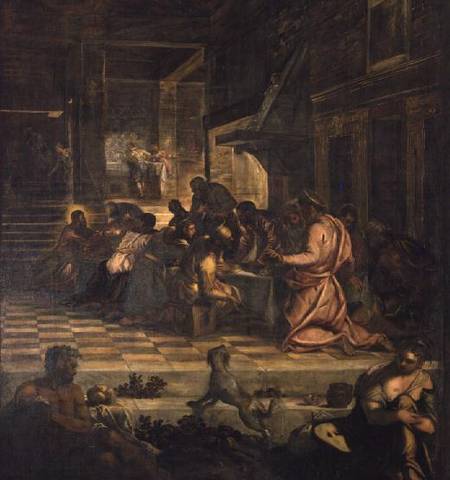 The Last Supper (panel) from Jacopo Robusti Tintoretto