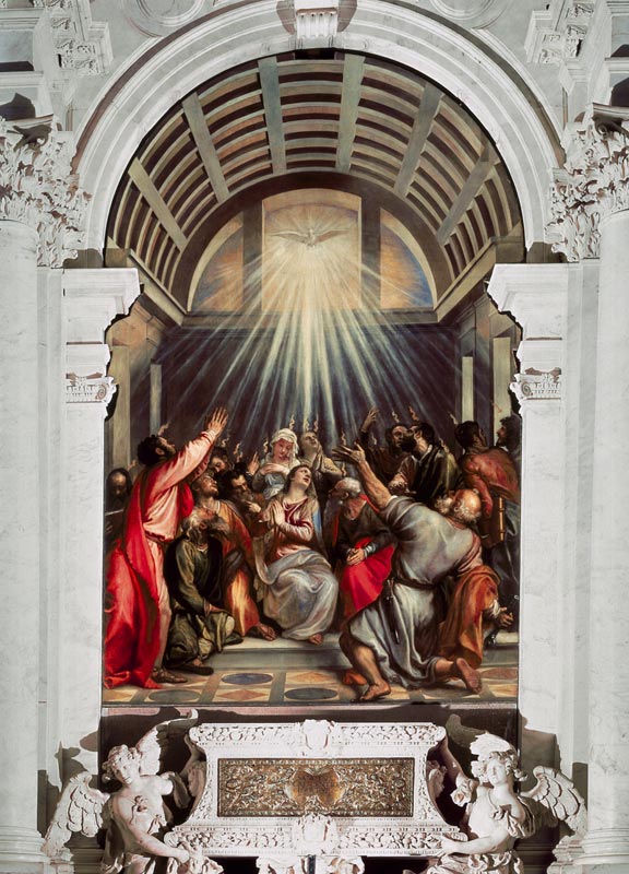 Pentecost from Tizian (aka Tiziano Vercellio)