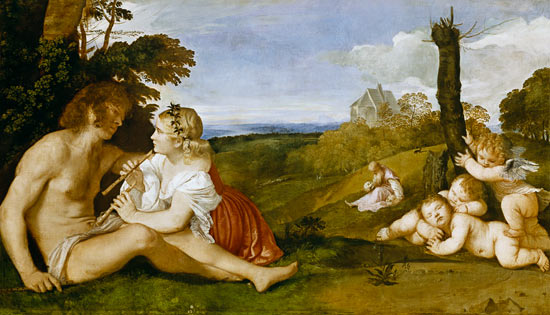 The Three Ages of Man from Tizian (aka Tiziano Vercellio)