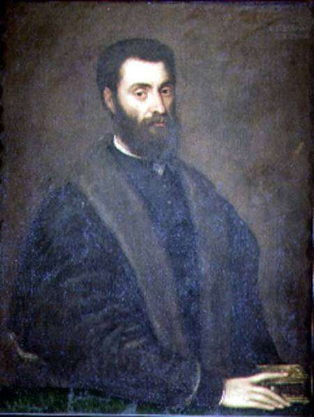 Portrait of Sperone Speroni from Tizian (aka Tiziano Vercellio)