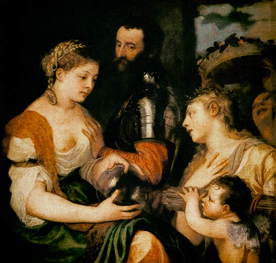 Allegory of Married Life from Tizian (aka Tiziano Vercellio)