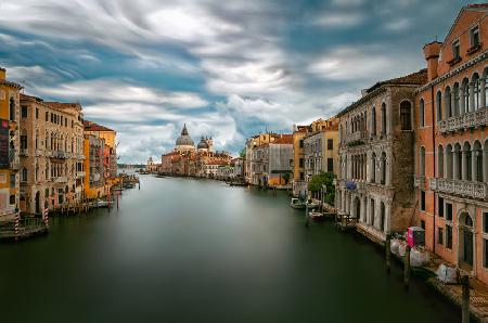 Stormy weather on the Grand Canal