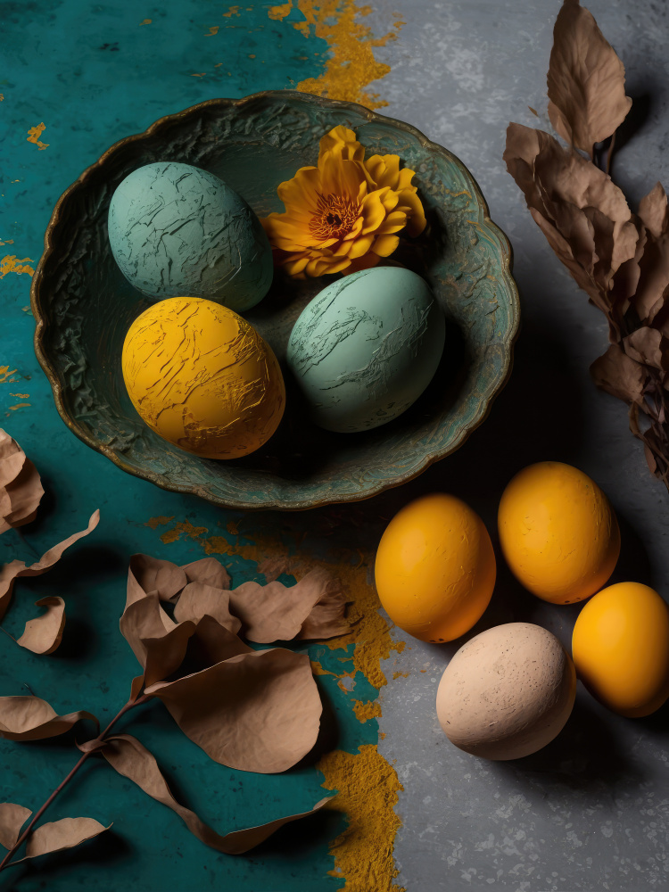 Yellow And Blue Eggs from Treechild