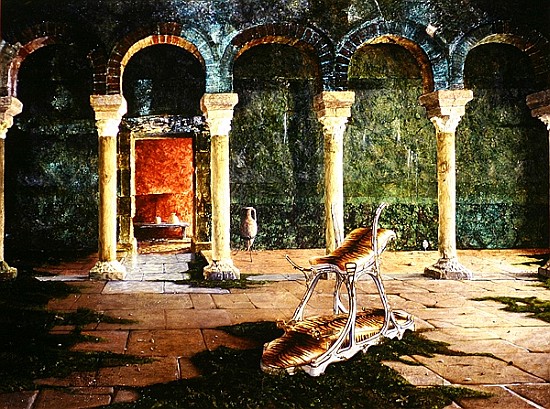 Roman Baths, Palma, Majorca, 1992 (oil on canvas)  from Trevor  Neal