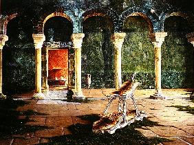 Roman Baths, Palma, Majorca, 1992 (oil on canvas) 