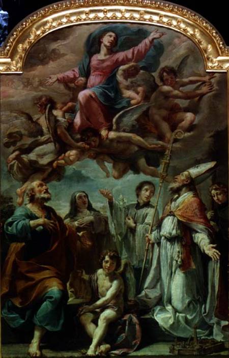 Madonna in Glory with Saints from Ubaldo Gandolfi