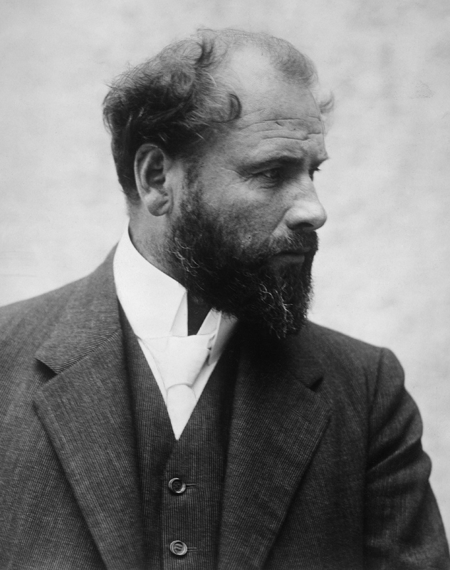 Der österreichische Maler Gustav Klimt from (around 1900) Anonym