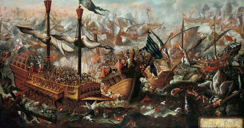 The Battle of Lepanto from Unbekannter Künstler