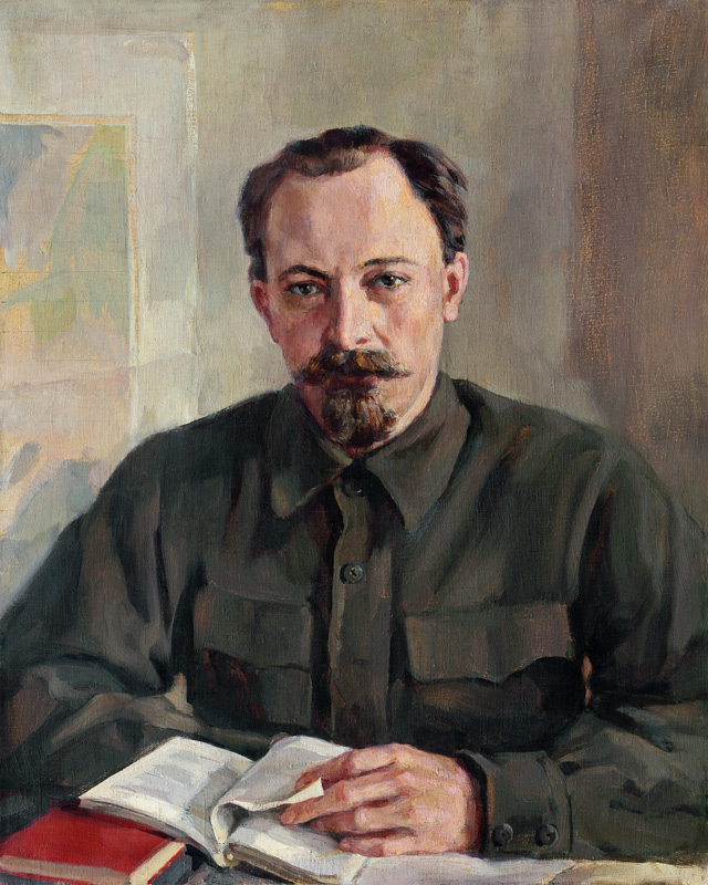 Portrait of the politician Felix E. Dzerzhinsky (1877-1926), the chairman of Cheka from Unbekannter Künstler