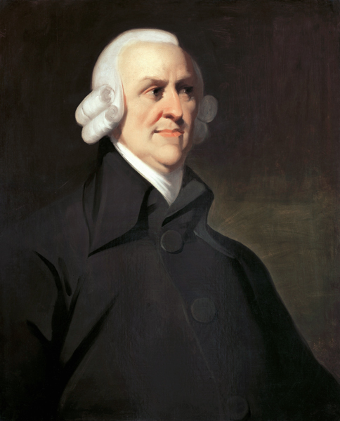 Portrait of Adam Smith (1723-1790) from Unbekannter Künstler