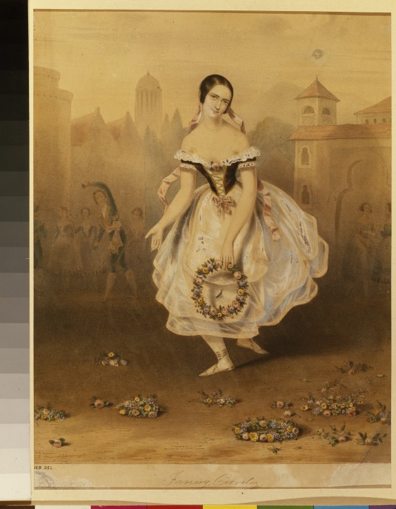 Ballet dancer Fanny Cerrito from Unbekannter Künstler