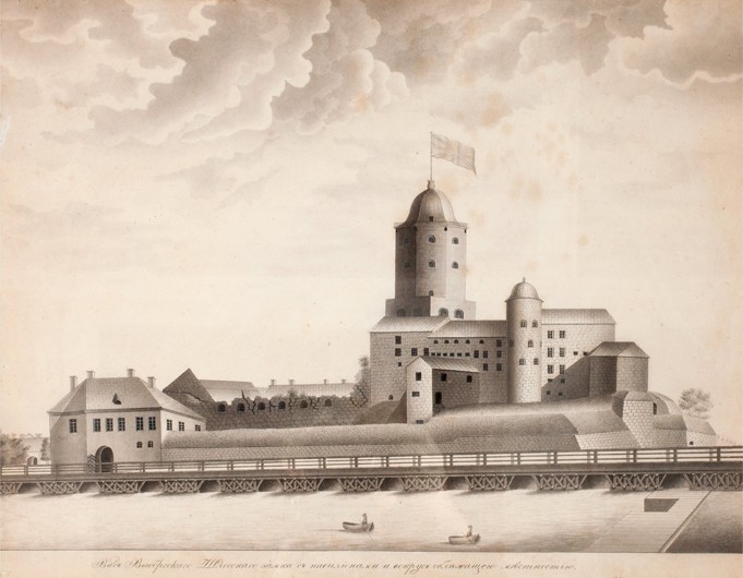 View of the Vyborg Castle from Unbekannter Künstler
