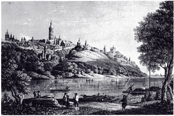 View of Kiev from Unbekannter Künstler