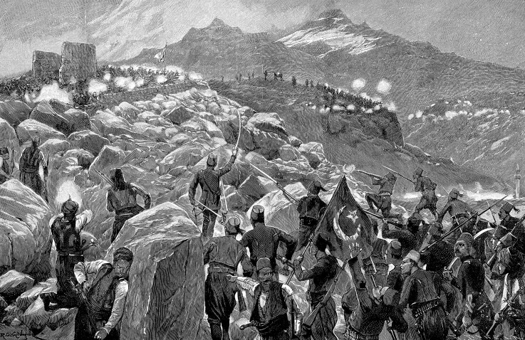 Cretan Christian Uprising against the Ottoman empire from Unbekannter Künstler