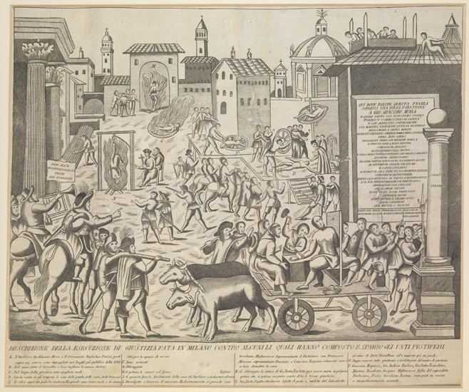 Great Plague of Milan, 1630 from Unbekannter Künstler