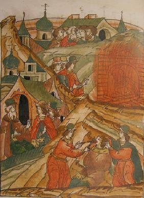 Execution of heretics (From the Illuminated Compiled Chronicle)