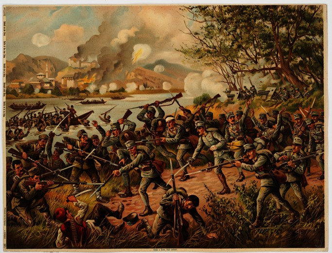 The Battle of Drina from Unbekannter Künstler