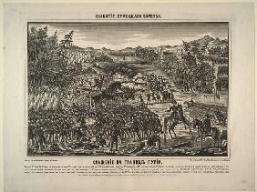 The Battle at the Choloki River, at the border of Guria on June 4, 1854