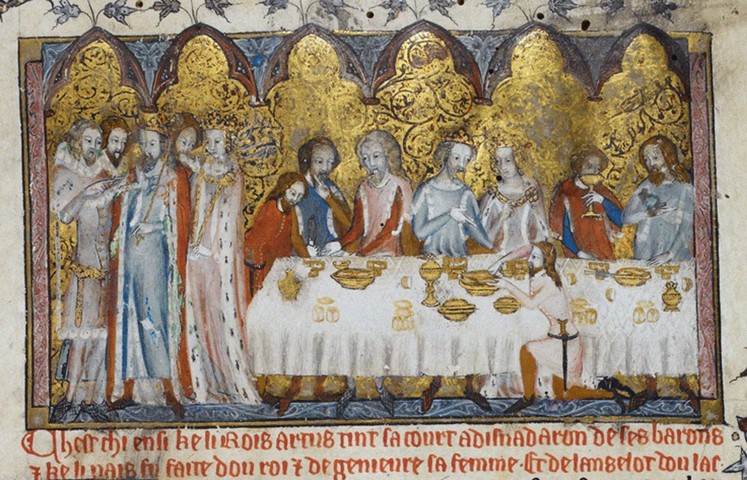 Feasting at King Arthur's Court from Unbekannter Künstler