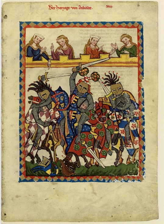 Henry I, Count of Anhalt (From the Codex Manesse) from Unbekannter Künstler