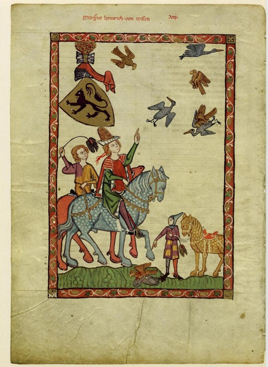 Margrave Henry III of Meissen (From the Codex Manesse) from Unbekannter Künstler
