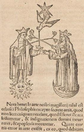 Illustration for The Rosary of the Philosophers (Rosarium philosophorum sive pretiosissimum donum De