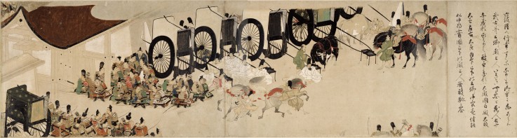 Illustrated Tale of the Heiji Civil War (The Imperial Visit to Rokuhara) 6 scroll from Unbekannter Künstler