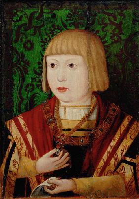 Emperor Ferdinand I (1503-1564) at the age of ten or twelve years