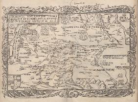 Map of Russia (From: Rerum Moscoviticarum commentarii..)