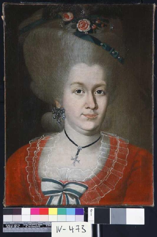 Maria Margaretha Textor, geb from Unbekannter Künstler