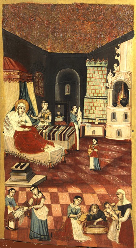 The Nativity of the Virgin from Unbekannter Künstler