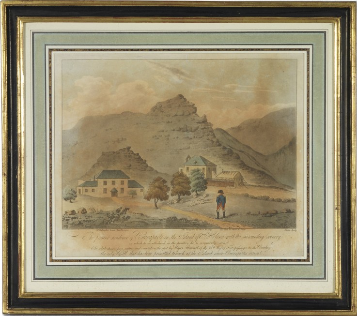 Napoleon Bonaparte on the island of Saint Helena from Unbekannter Künstler