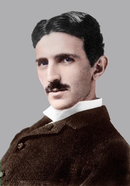 Nikola Tesla, Serb-US physicist from Unbekannter Künstler