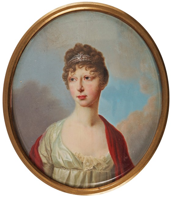 Portrait of Grand Duchess Maria Pavlovna of Russia (1786–1859) from Unbekannter Künstler