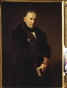 Portrait of the poet Vasily Zhukovsky (1783-1852)